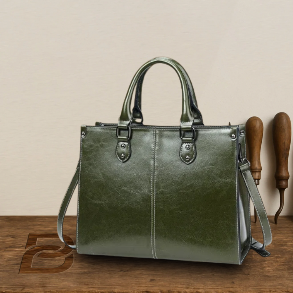 Apolline - Structured Leather Tote - Heritage Limited Edition