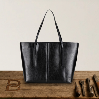 Elena - Structured Leather Shopper - Heritage Limited Edition