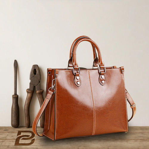 Apolline - Structured Leather Tote - Heritage Limited Edition