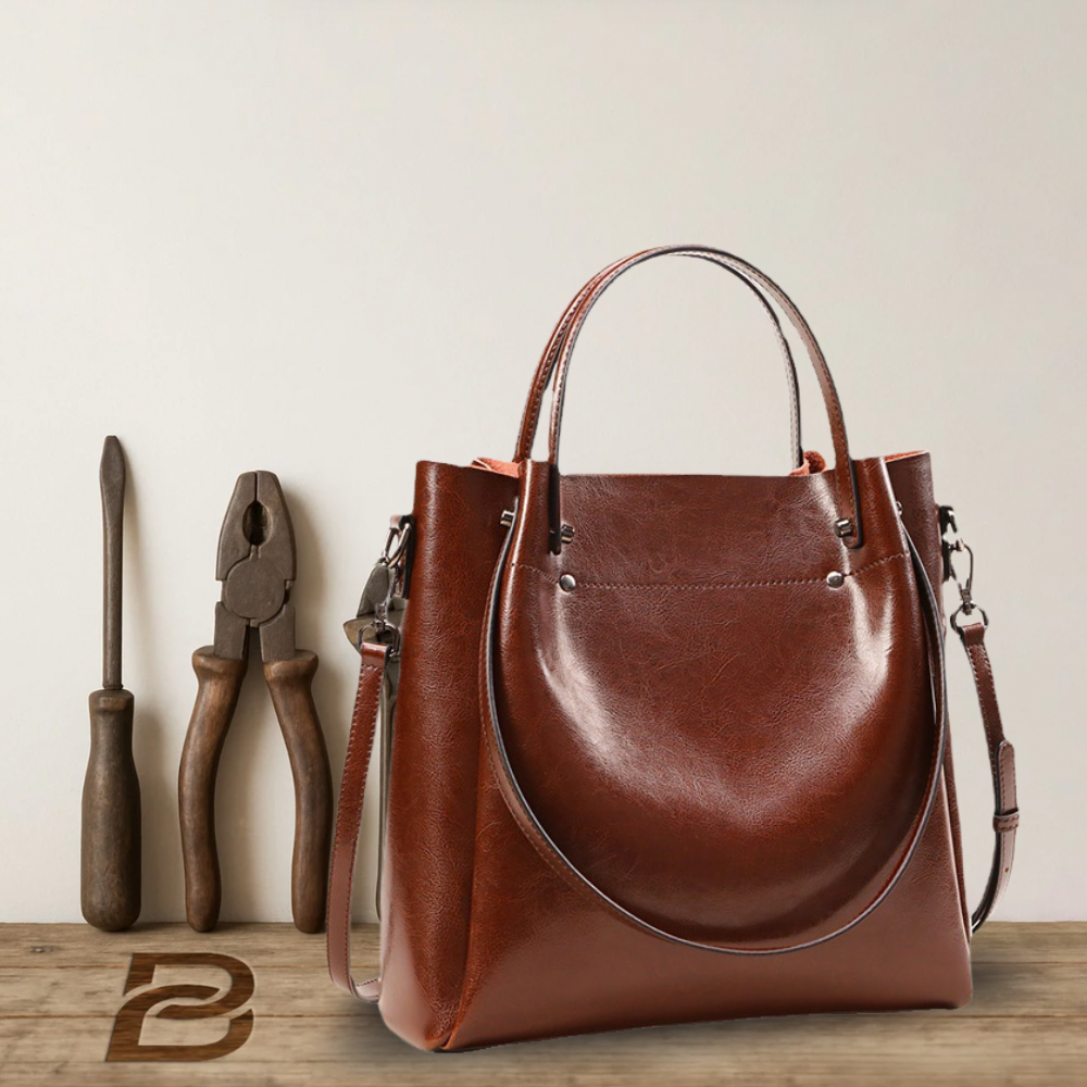 Victoire - Retro Leather Convertible Bag - Heritage Limited Edition