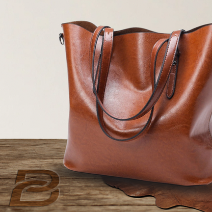 Nicole - Vintage Elegance Leather Crossbody Bag - Limited Heritage Edition