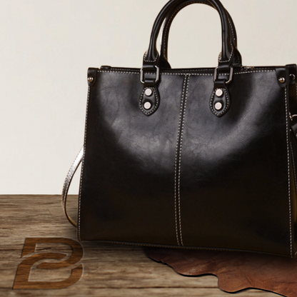 Apolline - Structured Leather Tote - Heritage Limited Edition