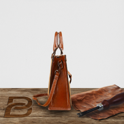 Apolline - Structured Leather Tote - Heritage Limited Edition