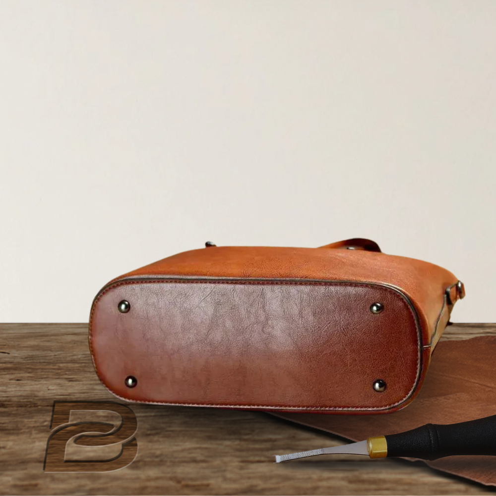 Nicole - Vintage Elegance Leather Crossbody Bag - Limited Heritage Edition