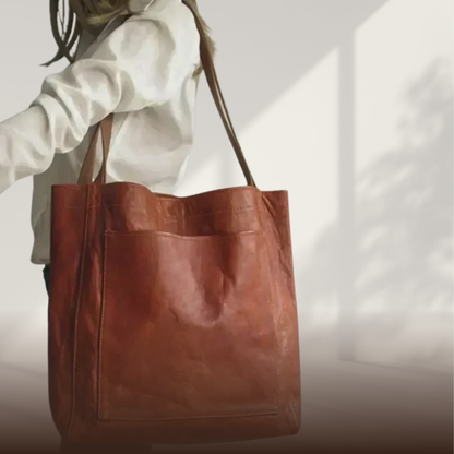 Lorena - Large Vintage Leather Tote - Heritage Limited Edition