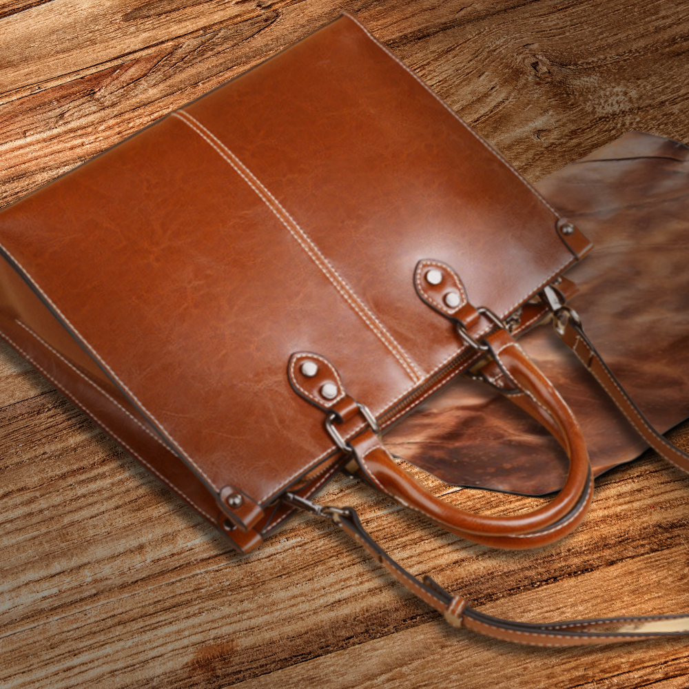 Apolline - Structured Leather Tote - Heritage Limited Edition