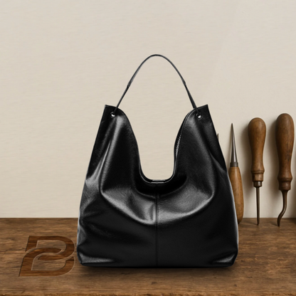 Camille - Minimalist Leather Shoulder Bag - Heritage Limited Edition
