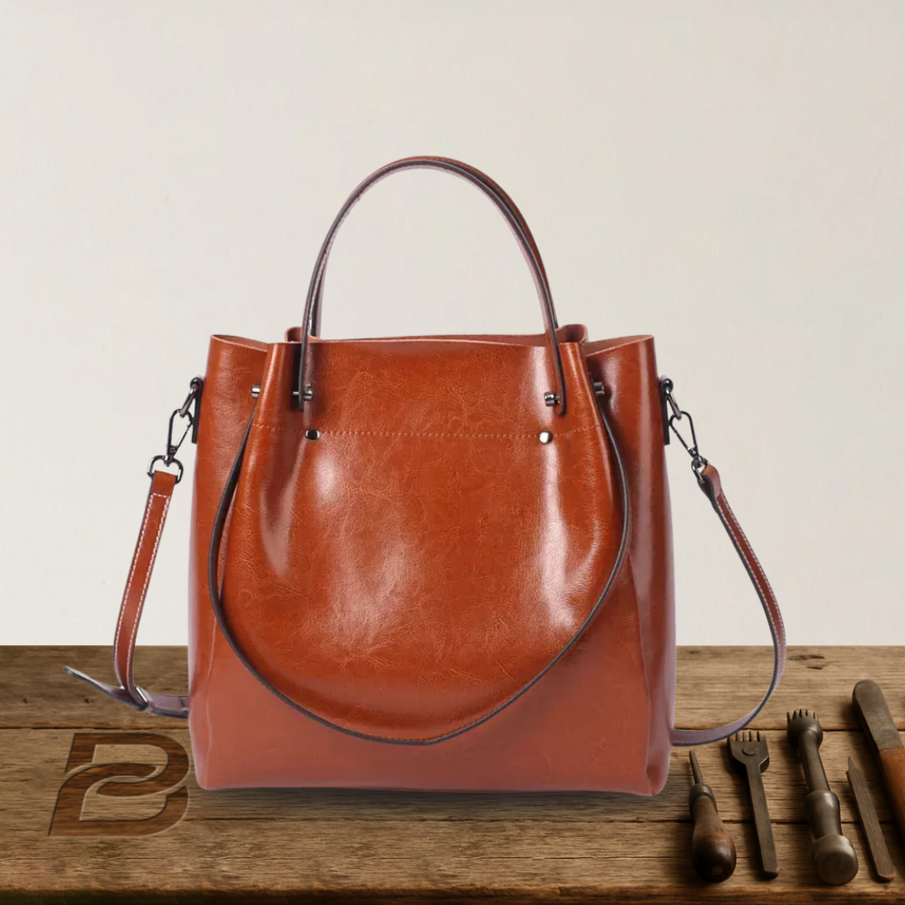 Victoire - Retro Leather Convertible Bag - Heritage Limited Edition